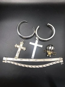 925 Sterling Silver Jewelry Lot Wear Or Scrap 118.9 Grams - Picture 1 of 11