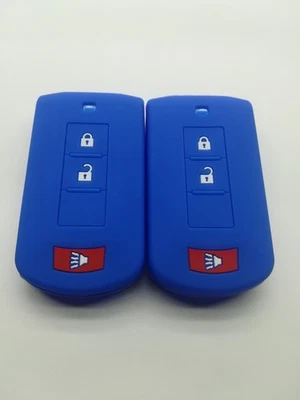 2*Llavero cubierta para 2009 2010 2011 2012 2013 2014 2015 2016 MITSUBISHI OUTLANDER Foto 1 de 4