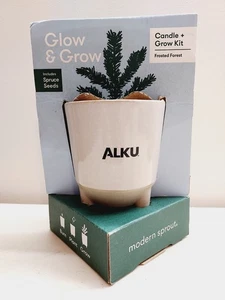 Glow & Grow Kerze + Growkit Frosted Forest - Fichte - Bild 1 von 3