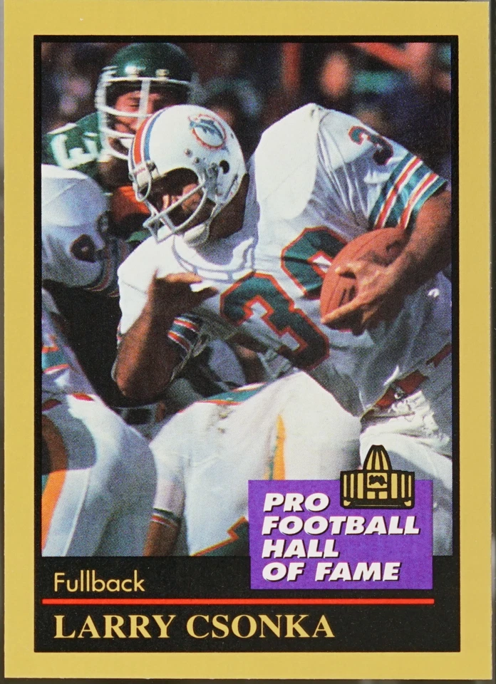 1991 Enor Pro Football HOF Football Larry Csonka #31 NM - Image 1 of 1