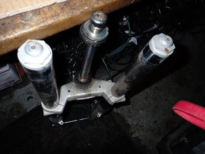 Patas horquilla delantera ajustables moto guzzi cal 3 EV 1100 bares california Foto 1 de 2