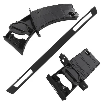 3X Car Cup Holder Kit Trim Panel for BMW E90 E91 E92 E93 323i 325i 51459173469 - Imagem 1 de 4