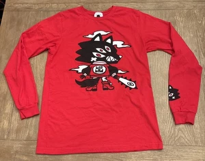 Rare Big Bad Kinwamonster Long Sleeve Red T Shirt Size M Anime Discontinued - Bild 1 von 8