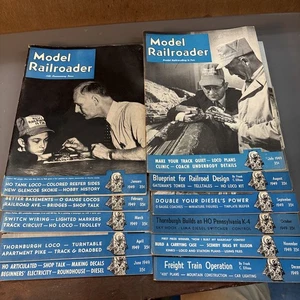 Model Railroader Magazine 1949, 11 Issues (May is missing), no rips, read desc.  - Picture 1 of 15