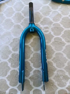 HUFFY PRO THUNDER 400 BLUE ANODISED FRONT FORKS - Picture 1 of 8