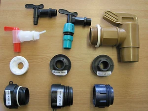 Adaptador de barril Grifo Accesorio Plástico Acero Agua Combustible Barril Contenedor del tanque - Imagen 1 de 23