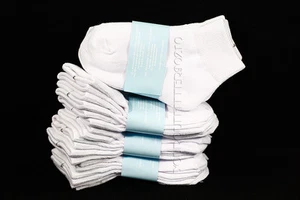 4-6 Kid's Boys Girls Ankle Cut Comfort White Socks Spandex Sports 3, 6, 12 PACK - Picture 1 of 1