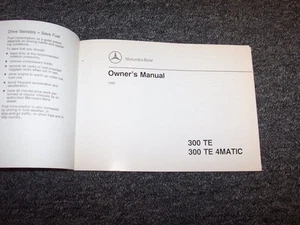 1993 Mercedes Benz 300TE & 4Matic Owner Owner's Operator Guide Manual xz - Picture 1 of 1