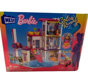 Mega Barbie Dream House Color Reveal NEW Building Blocks 545 Pc Toy Kids Gift - Picture 1 of 11
