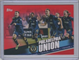 2022 Topps MLS Red #57 Philadelphia Union 06/10 Jack McGlynn Gazdag Jersey Nmbr - Picture 1 of 2