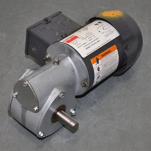 TESTED -Dayton Right Angle Gearmotor 1XFZ3, 115V AC, 1/8 HP, 173 RPM, 5/8" Shaft - Picture 1 of 6