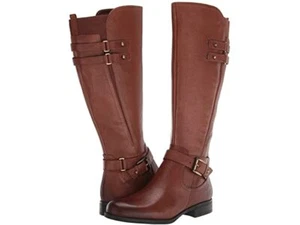Botas de montar Naturalizer Jackie marrón pantorrilla ancha talla 8,5 M Z22114* - Imagen 1 de 6