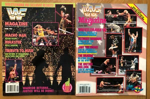 Revista WWF Junio 1991 1992 Wrestlemania 7 SIN CATÁLOGO DE MERCANCÍAS Lote Hogan - Imagen 1 de 1
