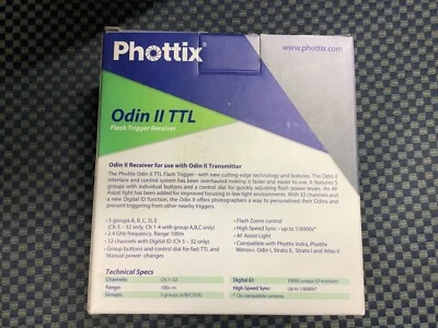 Phottix Odin II TTL Flash Trigger Receiver  for Canon - Image 1 of 2