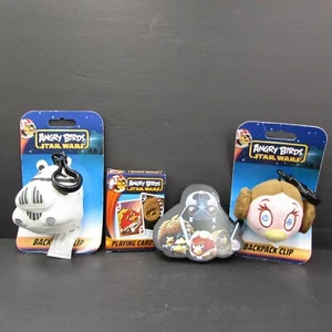 Angry Birds Star Wars Princess Leia Storm Trooper 3" Clip Playing Cards Eraser - Picture 1 of 12