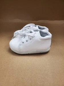 Stride Rite SRT Elliot White Leather Sneakers Baby/Toddler Size 5 - Picture 1 of 8