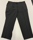 Mens Grey Formal Office Work Trousers Casual Business Smart 42/29”