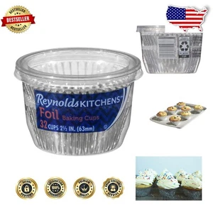Multicolor Foil Cupcake Liners - 768 Count, Perfect for Easy Baking & Parties - Picture 1 of 10