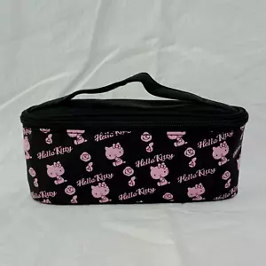 Bolso de Colección Raro Sanrio Hello Kitty Negro Maquillaje o Lápiz 2007 cosméticos - Imagen 1 de 7