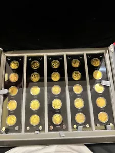 China 25th Anniversary Panda 1/25 oz GOLD Proof Coin Set (25 Coins) 1986-2007 - Picture 1 of 10