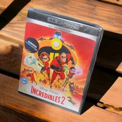 Incredibles 2 4k UHD blu ray Run time 118 min approx Brand new foil P&P Free - Image 1 of 2