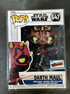 Star Wars Darth Maul Cybernetic Funko Pop NYCC 2023 Official Sticker - Bild 1 von 6