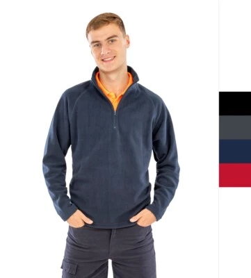 Result Unisex weicher micro Fleece Pullover RV Kragen Mid Layer Top R112X NEU - Bild 1 von 4