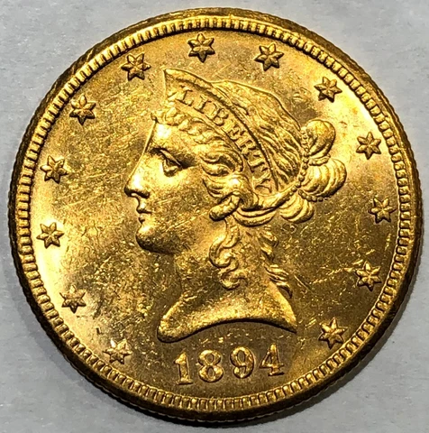 1894-O Liberty Head $10.00 Gold Eagle Cover