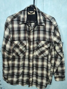 Vintage Northwest Territory Lined Flannel Men’s Size Medium Brown - Picture 1 of 11