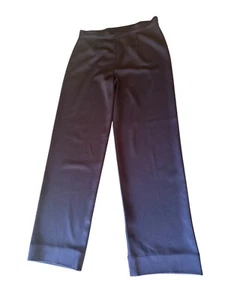 Misook Damen Marine Stretch Strick Hose SM Minimalistisch Luxus Komfort Arbeitskleidung - Bild 1 von 4