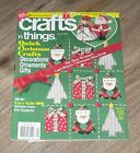 Magazine Crafts 'n Things janvier 1995 Décorations de Noël CADEAUX Ornements IDE