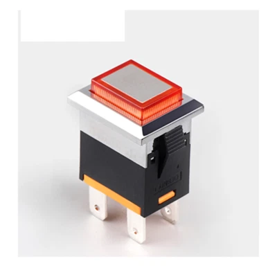 1Pcs 1913 Series 2NO Illuminated Waterproof Pushbutton with 15A High Current - Image 1 of 4