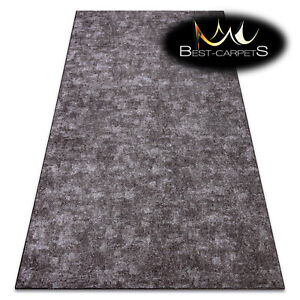 Hardwearing Soft carpets "POZZOLANA" brown thick wall-to-wall Rug Best-carpets