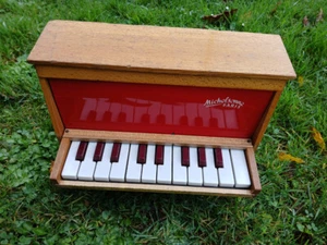 Toy piano jouet ancien Michelsonne Paris 20 keys unusual musical instrument - Photo 1/3