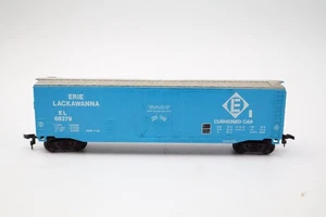 Erie Lackawanna EL 68279 Blue 50’ Cushioned Boxcar HO Scale Train Freight Car - Picture 1 of 5