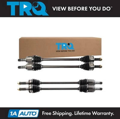 TRQ CV Axle Shaft Assembly Set Front & Rear Fits 2015-2019 Subaru Legacy - Image 1 of 4