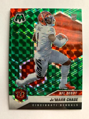 2021 JA'MARR CHASE ROOKIE MOSAIC GREEN #247 RC - Image 1 of 2