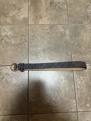 Michael Kors Women's Monogram MK Belt Size Medium 551802 - Image 1 of 4