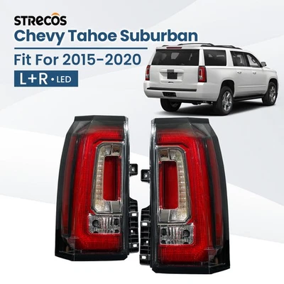 Upgrade LED Tail Light For 2015-2020 Chevy Tahoe/Suburban to GMC Style L+R Pair Foto 1 de 4