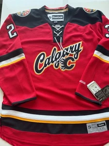 Vintage Reebok 2013 Calgary Flames alternatives rotes Trikot Sean Monahan #23 2XL neu mit Etikett - Bild 1 von 12