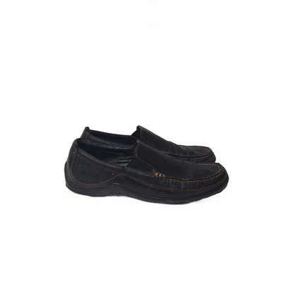 Mocasines de conducción venecianos Cole Haan Tucker para hombre talla 11M negros   Foto 1 de 4