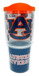 Auburn Tigers 24oz Tervis Tumbler with Lid-Made In USA-New - Picture 1 of 2