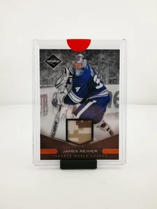 2011-12 Panini Limited 98/99 James Reimer Jersey 3 Color Relic #199 Maple Leafs - Picture 1 of 8