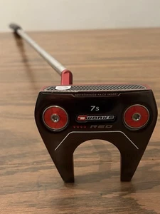 Odyssey O Works 7S Putter Red 35” Left Hand with new Winn Grip - Picture 1 of 5