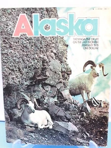 Alaska Magazine February 1978 Life on the Last Frontier Plastic Protective Sheet - Picture 1 of 3
