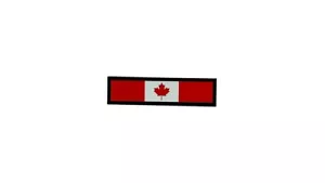 Patch printed embroidered travel souvenir biker backpack flag canada - Bild 1 von 1