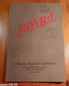 1922 PRYIBIL CO METAL LATHES MACHINERY CATALOG #19 BOOK MACHINIST TOOLS NEW YORK - Picture 1 of 7