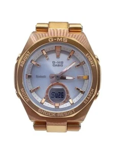CASIO Womens Watch Solar BABY-G Digiana Stainless Silver Pink Used - Picture 1 of 6