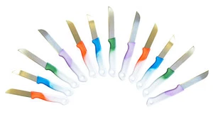 12 Küchenmesser, Schälmesser, Kartoffelmesser, Obstmesser, Gemüsemesser - Foto 1 di 2