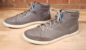 Cole Haan Grand OS Sneakers Mens 11.5 M Crosscourt Gray Leather Hi Top Shoe - Picture 1 of 7